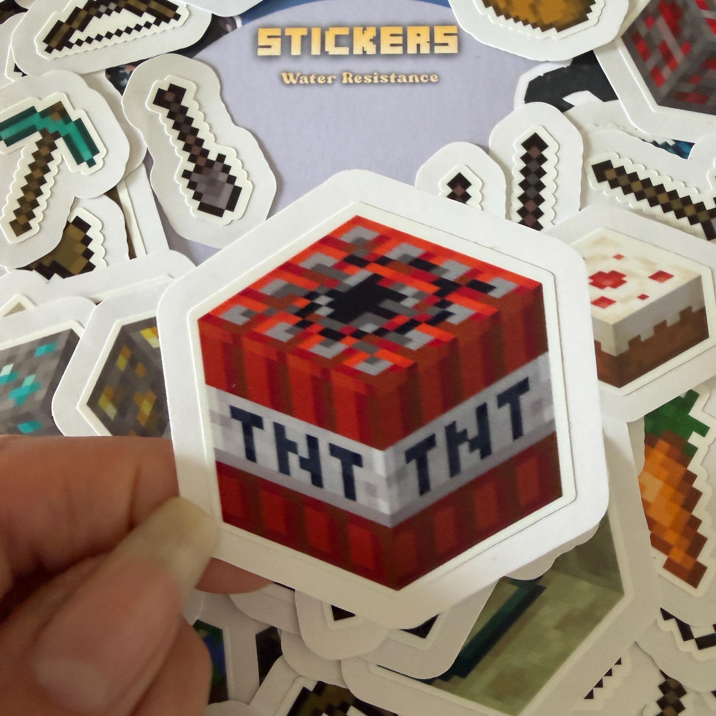 Pixel Adventure Stickers Laminated Gaming Decals for Laptops Bottles ...