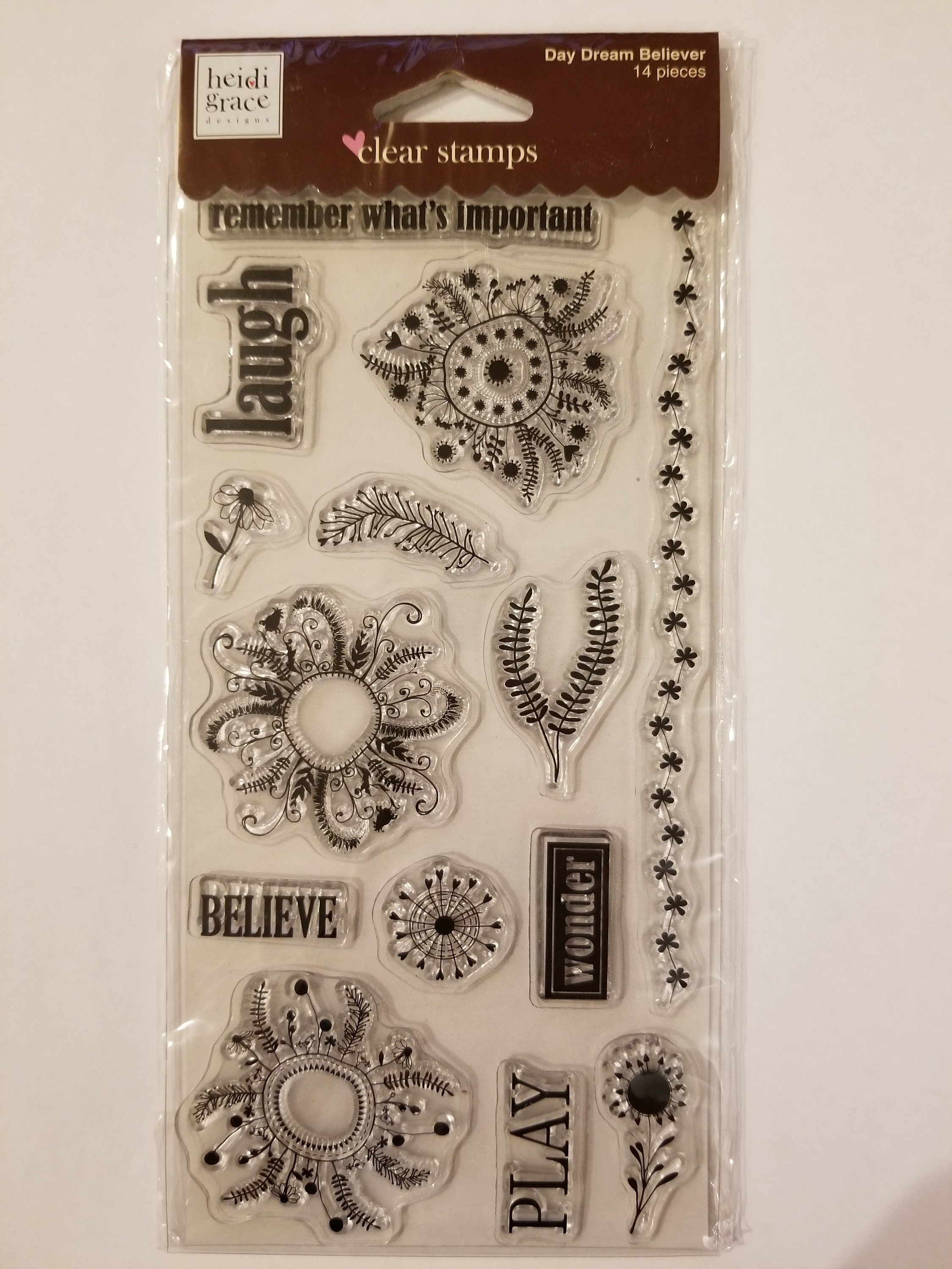 Heidi Grace Clear Stamps Day Dream Believer Etsy Heidi Grace Clear Stamps Day Dream Believer Etsy