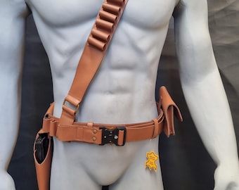 mandalorian Cosplay Belt with Waist Props Soldier Strap Hunting Belt
