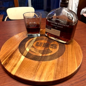 Custom Engraved Round Cutting Board with Handle – Decorative & Functional