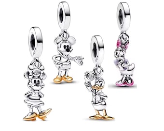 Mickey Mouse Charms, S925 Silver, For Charm Bracelets, BUY 3 GET 1 FREE