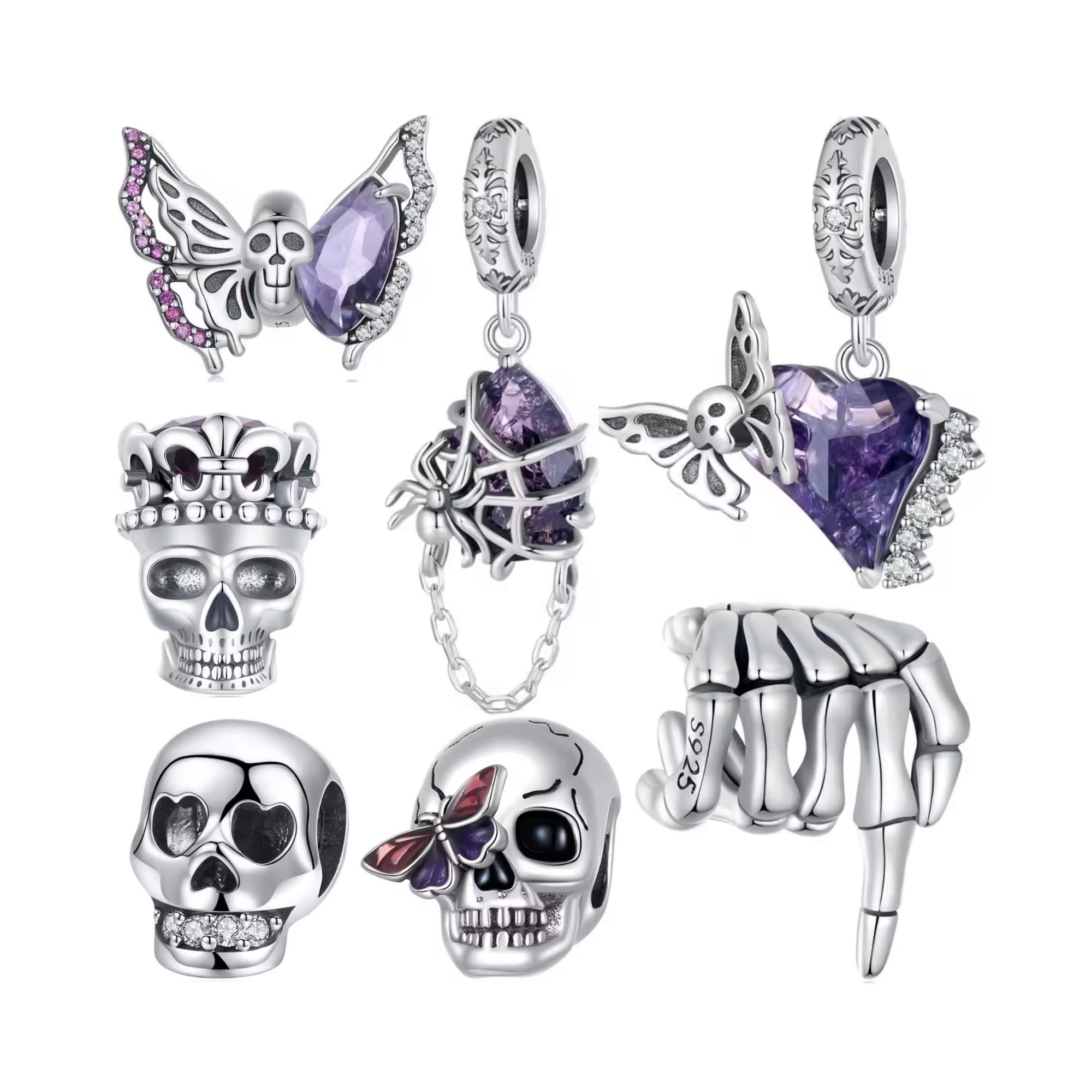Halloween Charms, S925 Silver, for Pandora Bracelet, BUY GET 70