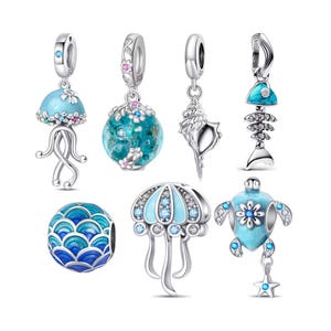 Ocean Charm, S925 Silver, For Pandora Bracelets, BUY 3 GET 70% OFF
