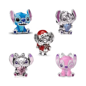 パンドラ　ディズニー スティッチ プーさん　チャーム　ブレスレット　セット Pandora lilo stitch - Etsy 日本
