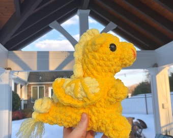 Dragon Fourth Wing Inspired Crochet Plush