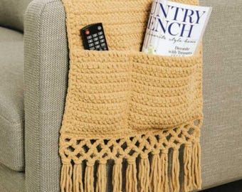 Crochet Caddy Pattern: Couch/Wheelchair/Walker Organizer (PDF Pattern)