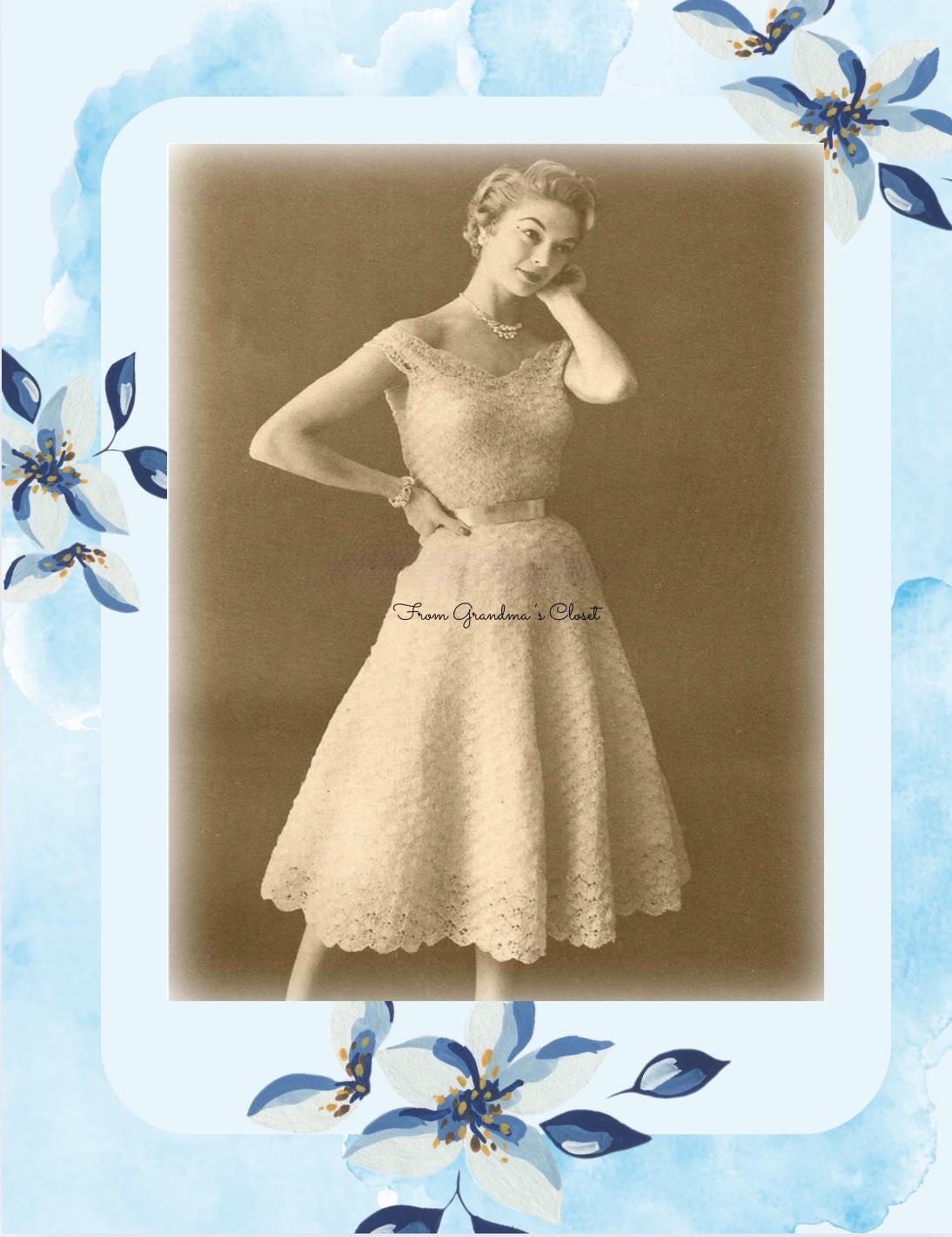 1950s Beach Dress - Etsy