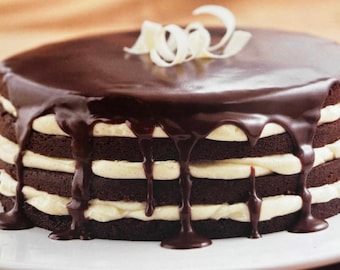 Handmade Fudge Torte, Chocolate Ganache Dessert