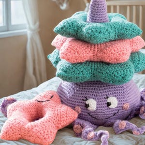 Crochet Amigurumi Toy Stacking Rings, Crochet Baby Stacks, Stacking Toys, Toy Pattern, Crochet Pattern, Crochet Toy Pattern, Baby Toys
