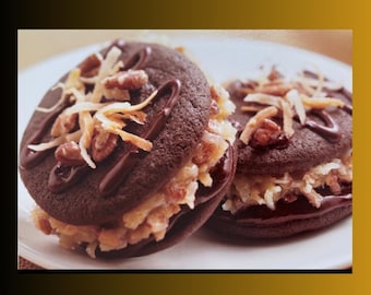 German Chocolate Whoopie Pie Recipe (PDF Pattern)