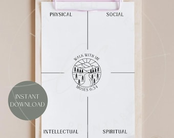 Hoja de metas para jóvenes SUD 2026 Hoja de trabajo imprimible de metas Plantilla de planificador de metas del tema juvenil Planificador de metas de la clase juvenil