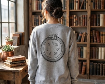 A Órbita de Sete Estrelas do Ouroboros | Moletom Hermético | Descendência Caldeia