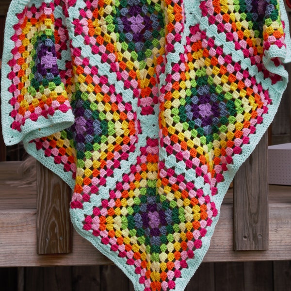 Kaleidoscope Granny Square Pattern Etsy