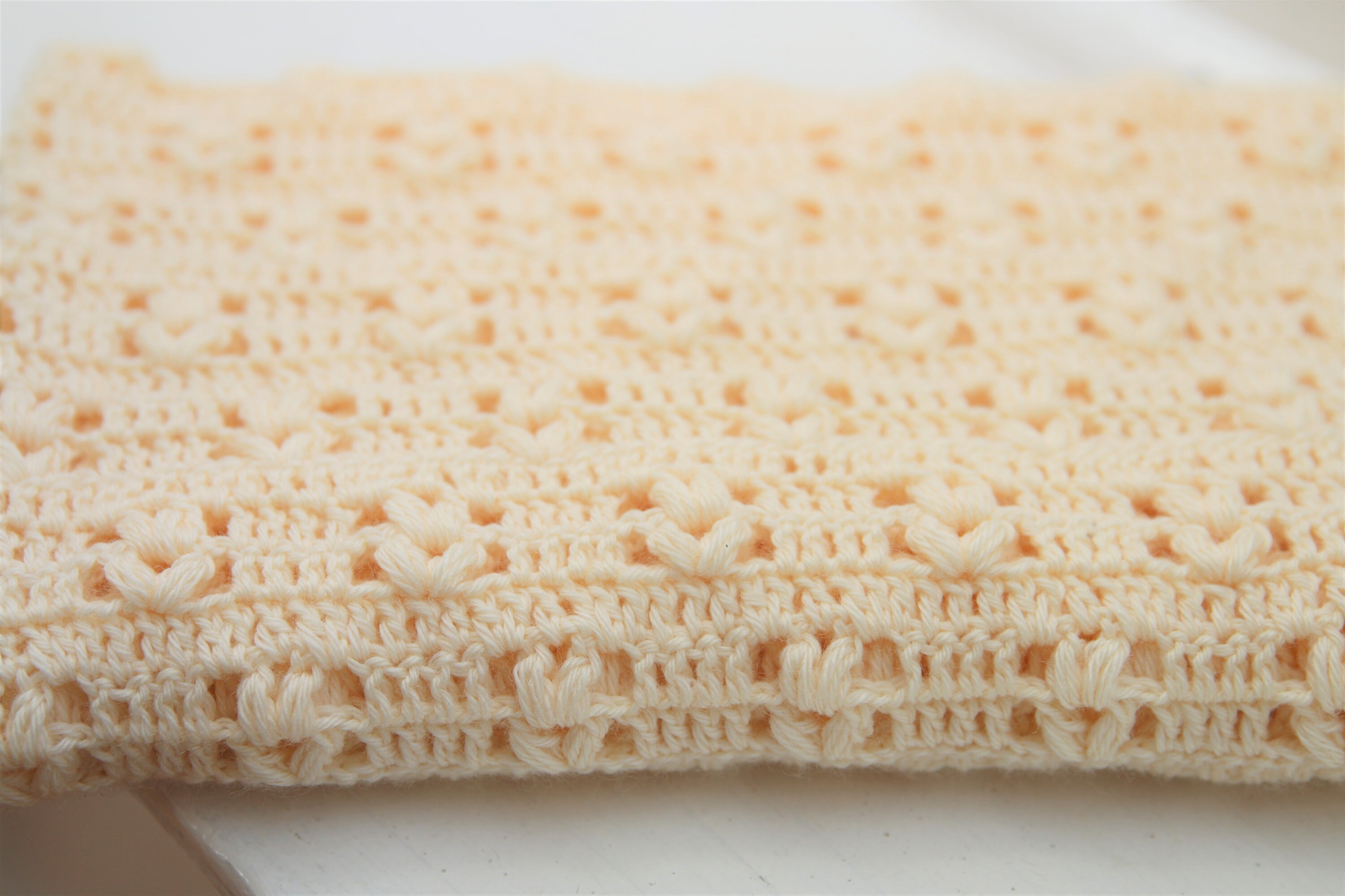 Crochet Elegant Baby Blanket Pattern Heirloom Baby Afghan Etsy 日本