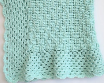 INSTANT DOWNLOAD PATTERN Crochet Baby Christening Baptism Blanket Shawl Afghan Heirloom
