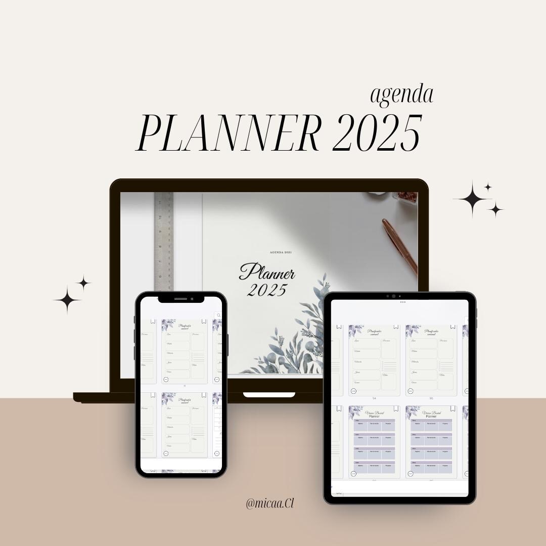 Agenda Planner 2025 Etsy España