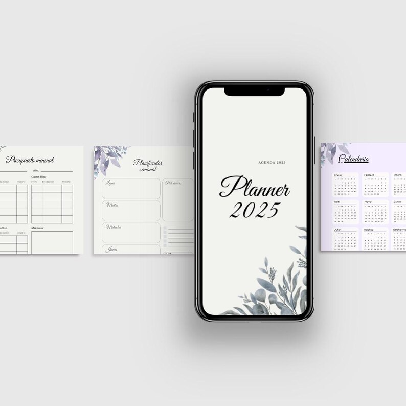 Agenda Planner 2025 Etsy España