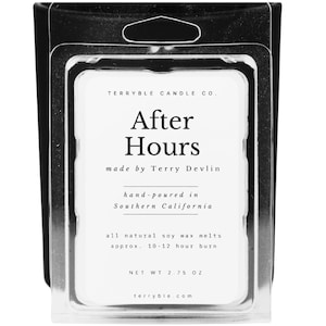 After Hours Wax Melts | Smoky Woods & Amber | Warm Nighttime Scent | Hand Poured Soy Wax Melts | Cozy Luxury Home Fragrance