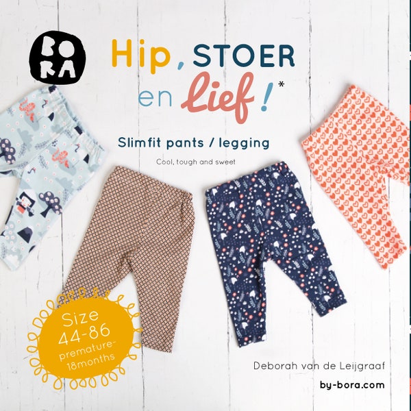 Naaipatroon PDF legging broekje voor baby