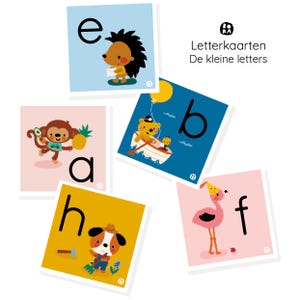 Tarjetas didácticas del alfabeto holandés: tarjetas con letras e ilustraciones para niños pequeños y preescolares (descarga en PDF)