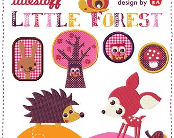 Embroidery patterns Little Forest