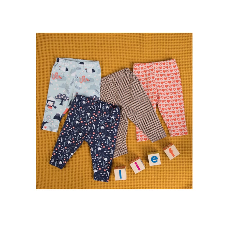 Naaipatroon PDF legging broekje voor baby afbeelding 3