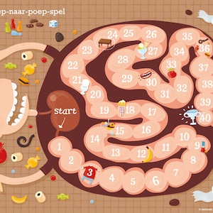 from candy to poop game (dutch)