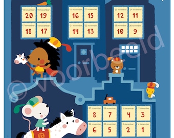 Sinterklaas aftelkalender (Download)