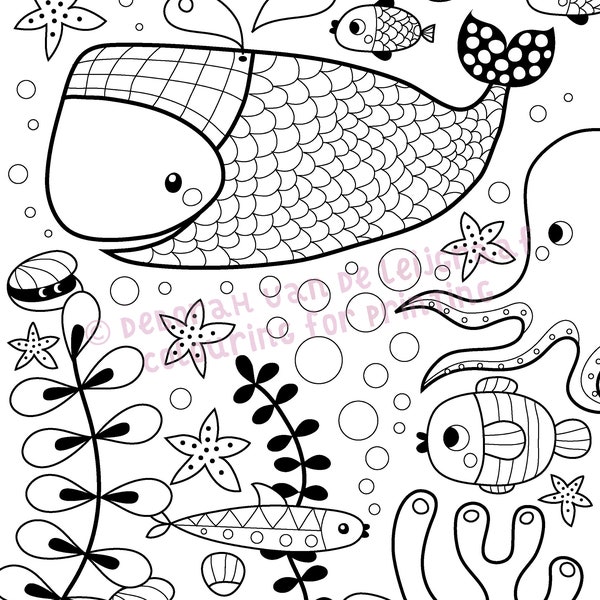 Colouring Underwater theme download