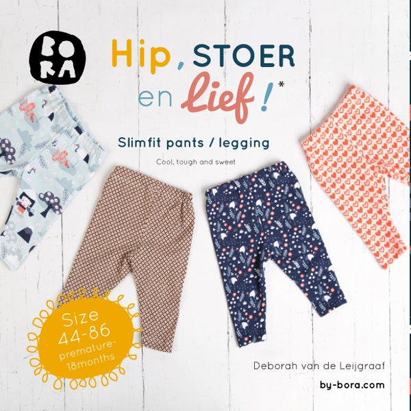 Sewingpattern PDF legging/pants for baby (ENGLISH)