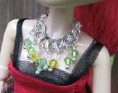 Yellow Green Connector Necklace for Blythe & Pullip Dolls