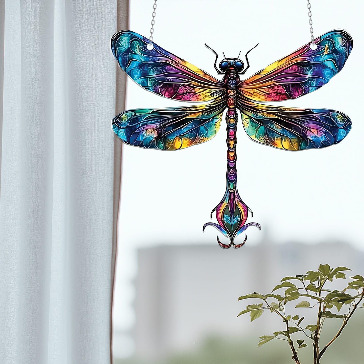 Dragonfly Window Hanging Suncatcher, Dragonfly Sun Catcher, Dragonfly Window Hanging