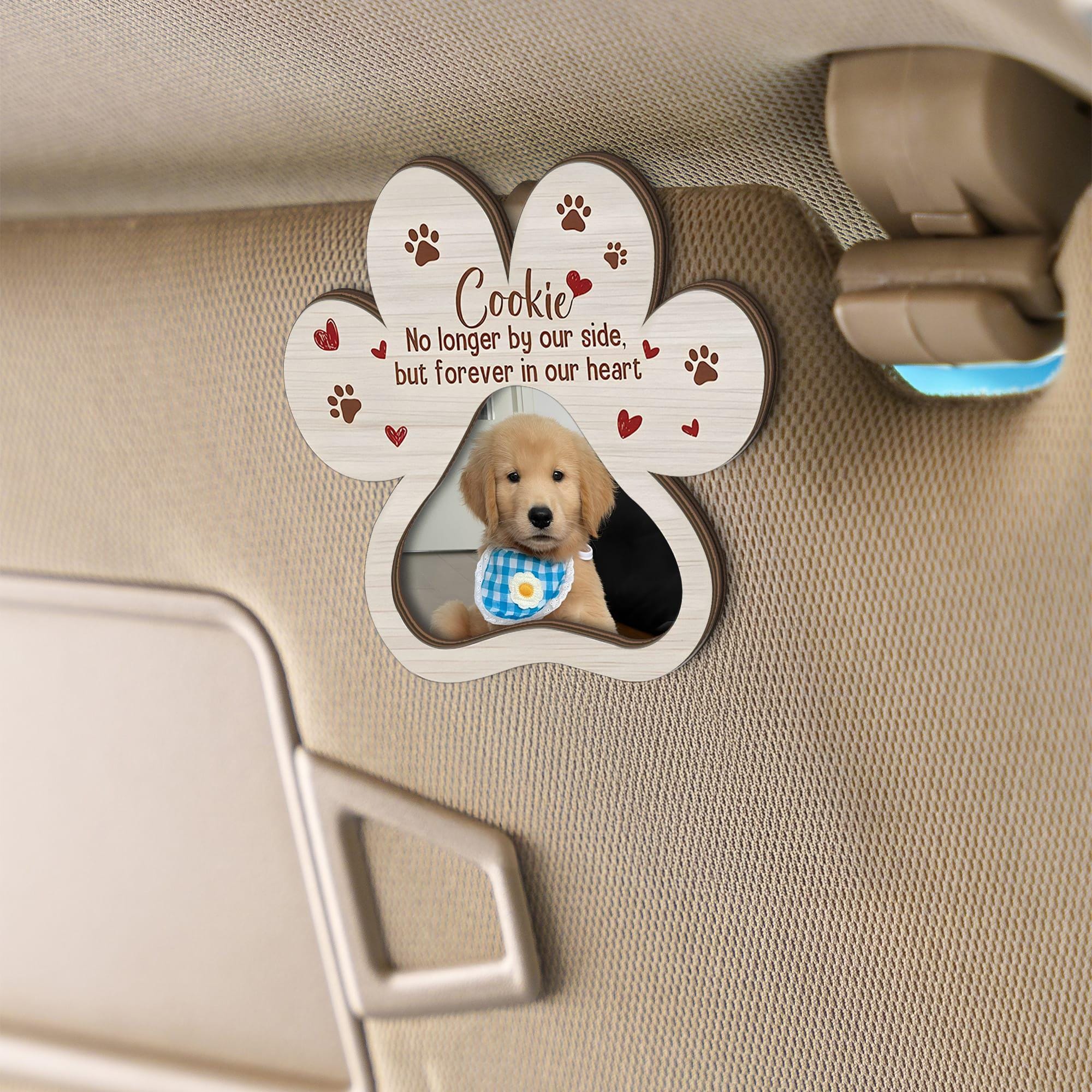🔥Free Shipping🔥 Personalized Dog Memorial Car Visor Clip - Pet Loss Keepsake & Remembrance Gift,Heartfelt Memorial Gift For Pet Lovers