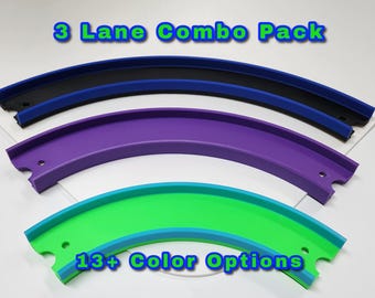 3 Lane 90 Curve Pack - Die Cast Track Compatible