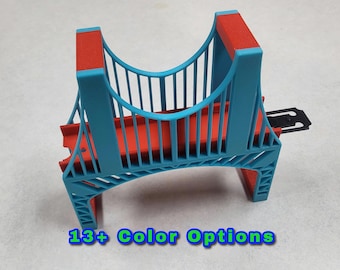 6.5in Bridge Single Lane - Die Cast Track Compatible