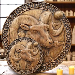 Presente de aniversário de Áries - Mapa astral e arte em madeira em camadas. Signo do zodíaco feito à mão. Calendário do zodíaco, decoração de Áries, presente do zodíaco para ele.