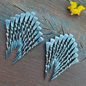Cowboys Hat Toothpick - Forged Steel from Horseshoe Nail | Western Hat Pin | Cowboy Style | Handmade Rustic Gift for Him | Cowboy Style.