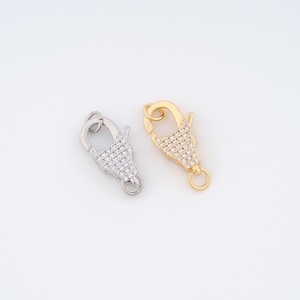 18K Gold Filled Lobster Clasp,Claw Clasp for DIY Jewelry Making Supply