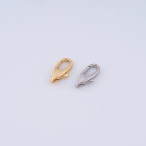 18K Gold Filled Lobster Clasp,Claw Clasp for DIY Jewelry Making Supply