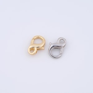 18K Gold Filled Lobster Clasp,Claw Clasp for DIY Jewelry Making Supply