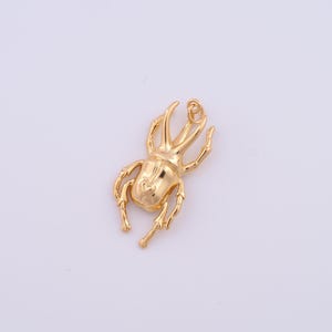 18K Gold Filled Insect Charms,Insect Pendant for DIY Jewelry Making Supply
