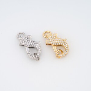 18K Gold Filled Lobster Clasp,Claw Clasp for DIY Jewelry Making Supply