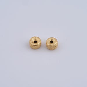 5 pcs 18K Gold Filled Tube Beads,Wide Beads for DIY Jewelry Making Supply