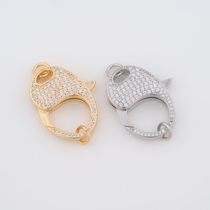 18K Gold Filled Lobster Clasp,Claw Clasp for DIY Jewelry Making Supply