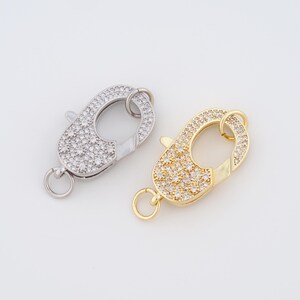 18K Gold Filled Lobster Clasp,Claw Clasp for DIY Jewelry Making Supply