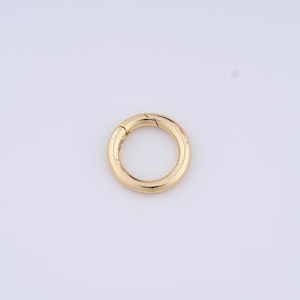 18K Gold Filled Snap Clasp,Round Clasp for DIY Jewelry Making Supply