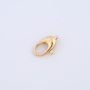 18K Gold Filled Lobster Clasp,Claw Clasp for DIY Jewelry Making Supply