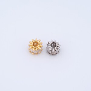 18K Gold Filled Tube Beads,Round Beads for DIY Jewelry Making Supply