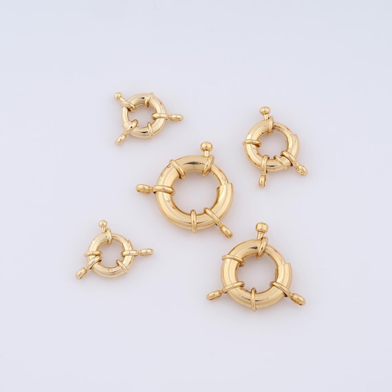 18K Gold Filled Sailor Clasp,Sailor Clasp for DIY Jewelry Making Supply