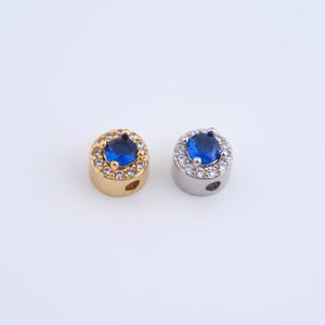 18K Gold Filled Tube Beads,Round Beads for DIY Jewelry Making Supply